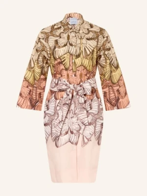 Sara Roka Sukienka Koszulowa Z Rękawami 3/4 orange