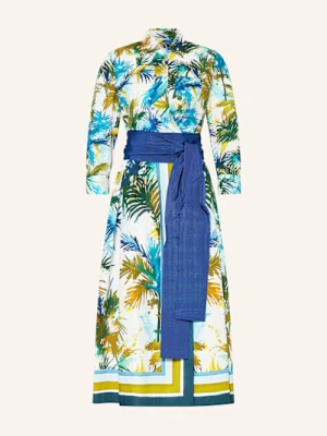 Sara Roka Sukienka Koszulowa Z Rękawami 3/4 weiss