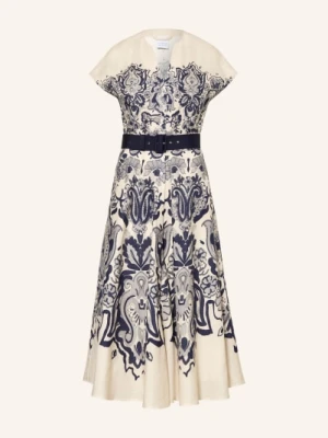 Sara Roka Sukienka Z Lnu Glady blau