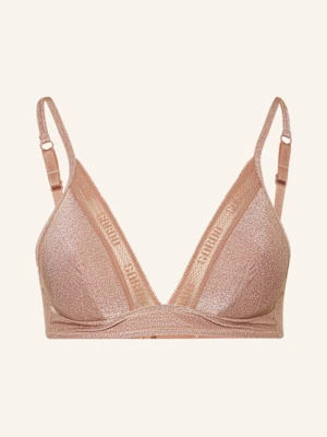 Sarda Biustonosz Bez Fiszbin Carreras Z Błyszczącą Przędzą beige