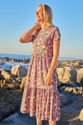 Sardinia warstwowa sukienka damska - Green Mountain Warehouse