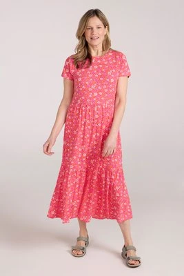 Sardinia warstwowa sukienka damska - Pink Mountain Warehouse