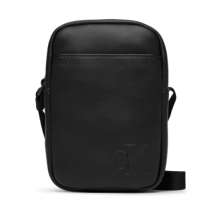 Saszetka Calvin Klein Bold Ck Slim Reporter LV04D3279G Czarny