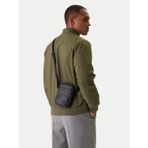 Saszetka Calvin Klein Bold Ck Slim Reporter LV04D3279G Czarny