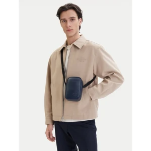 Saszetka Calvin Klein Bold Ck Slim Reporter LV04D3279G Granatowy