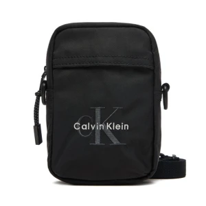 Saszetka Calvin Klein Bold Logo Nylon Slim Reporter LV04D3231G Czarny