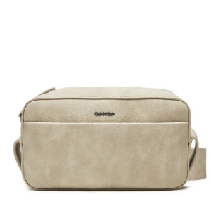 Saszetka Calvin Klein Ck Refined Camera Bag Nubuck K50K512748 Beżowy