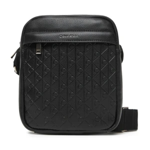Saszetka Calvin Klein Emblem Emboss Reporter LV04D3204G Czarny