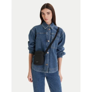 Saszetka Calvin Klein Embossed Woven Slim Reporter LV04D3221G Czarny