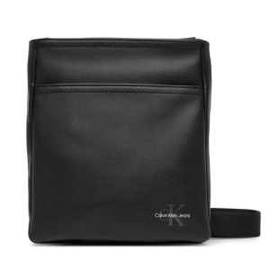 Saszetka Calvin Klein Jeans Mono Logo Flat Pack 18 LV04G3107G Czarny