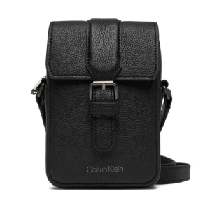 Zdjęcie produktu Saszetka Calvin Klein Leather Slim Flap Reporter LV04D3323G Czarny
