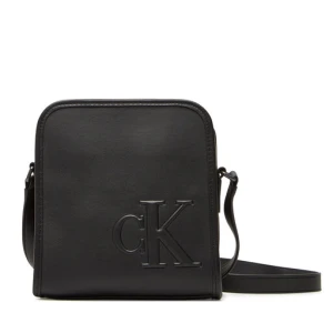 Saszetka Calvin Klein Sculpted Impression Reporter 18 LV04G3157G Czarny