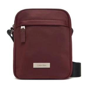 Saszetka Calvin Klein Sleek Reporter LV04D3180G Bordowy