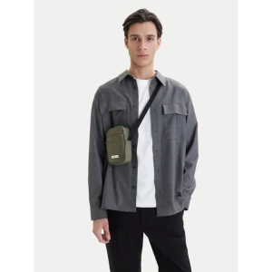 Saszetka Calvin Klein Sleek Slim Reporter LV04D3233G Zielony