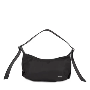 Saszetka Calvin Klein Wide Strap Nylon Shoulder Bag Sm K60K611056 Czarny