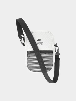 Saszetka crossbody uniseks - beżowa 4F