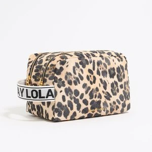 Saszetka duża nylon Leopard naturalna BIMBA Y LOLA