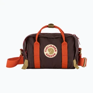 Saszetka Fjällräven Kanken Koncept 4 l black oak / rowan red Brązowy