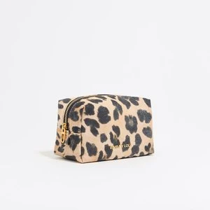 Saszetka mała nylon Leopard naturalna BIMBA Y LOLA