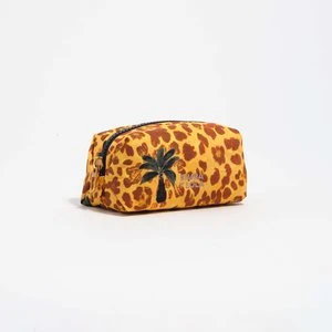 Saszetka mała nylon Leopard palms żółta BIMBA Y LOLA