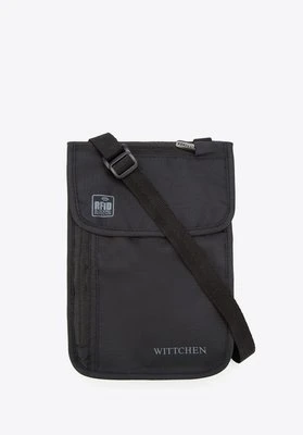 Saszetka na dokumenty z poliestru czarna Wittchen