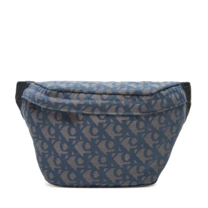 Saszetka nerka Calvin Klein Jeans Unstructured Monogram Waistbag LV04G3177G Błękitny