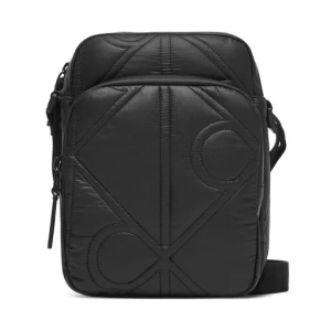 Saszetka nerka Calvin Klein Puffer Reporter LV04D3164G Czarny