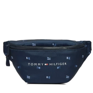 Saszetka nerka Tommy Hilfiger Th Essential Aop AU0AU01949 Granatowy