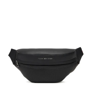 Saszetka nerka Tommy Hilfiger Th Woven Bum Bag AM0AM13634 Czarny