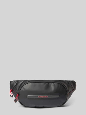Saszetka nerka z detal z logo model 'Ecodiver' Samsonite Czarny