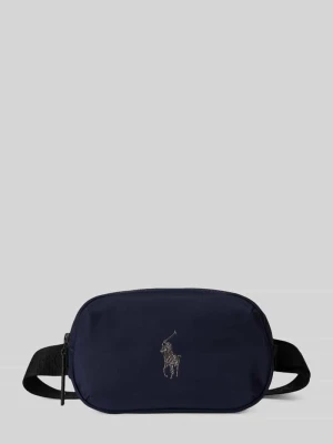 Saszetka nerka z krzyżowym paskiem Polo Ralph Lauren Granatowy