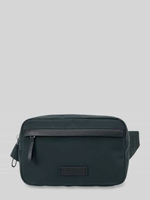 Saszetka nerka z paskiem crossbody z czystej bawełny Marc O'Polo Ciemnoszary