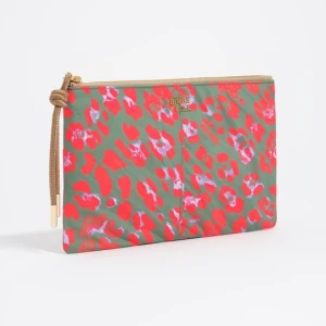 Saszetka nylon Leopard akwamaryna BIMBA Y LOLA