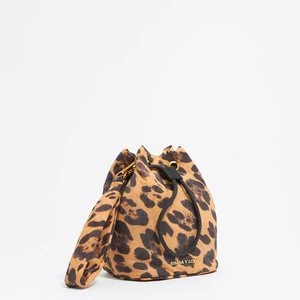 Saszetka nylon Leopard naturalna BIMBA Y LOLA