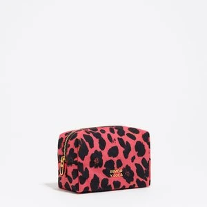 Saszetka nylon print Leopard neonowy róż BIMBA Y LOLA