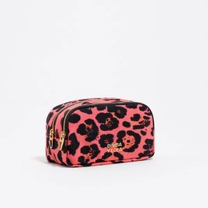 Saszetka nylon print Leopard neonowy róż BIMBA Y LOLA