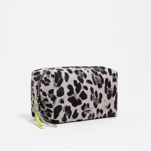 Saszetka nylon print Leopard szara BIMBA Y LOLA