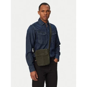 Saszetka Tommy Hilfiger Metal Logo Suede Crossbody Bag AM0AM14262 Zielony