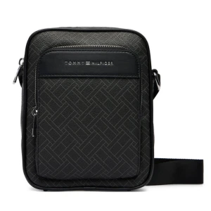 Saszetka Tommy Hilfiger Th Flag Monogram Mini Reporter AM0AM14138 Czarny
