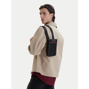 Saszetka Tommy Hilfiger Th Foundation Mini Crossover AM0AM14157 Czarny