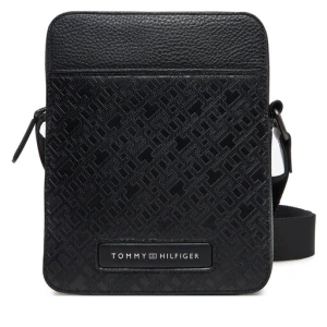 Saszetka Tommy Hilfiger Th Monogram Mini Preporter AM0AM13210 Czarny