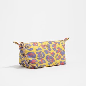 Saszetka trapez nylon Leopard nasycona żółć BIMBA Y LOLA