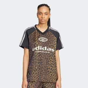 Satin Football Jersey adidas Originals brązowy