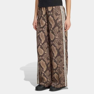Satin Wide-Leg Pants adidas Originals brązowy