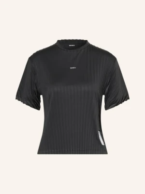 Satisfy Koszulka Do Biegania Auralite™ Pleated schwarz