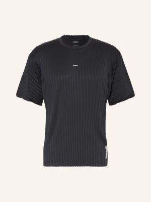 Satisfy Koszulka Do Biegania Auralite™ Pleated schwarz CZARNY