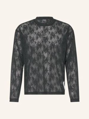 Satisfy Koszulka Do Biegania Space-Lace™ Z Koronki schwarz