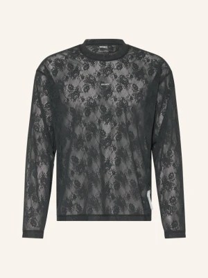 Satisfy Koszulka Do Biegania Space-Lace™ Z Koronki schwarz CZARNY