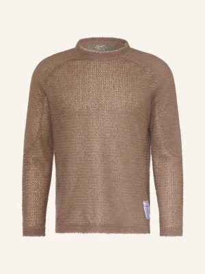 Satisfy Koszulka Funkcyjna Fuzzfleece™ Ad braun BRĄZOWY