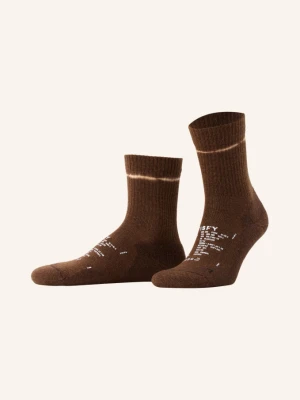Satisfy Skarpety Do Biegania Merino Nylon Tube Socks braun CIEMNOBRĄZOWY